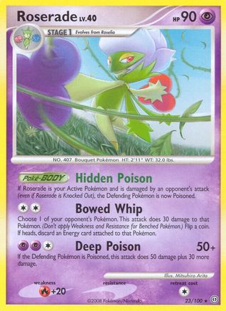 Roserade (23) [Stormfront] Reverse Holofoil - Deck Out Gaming