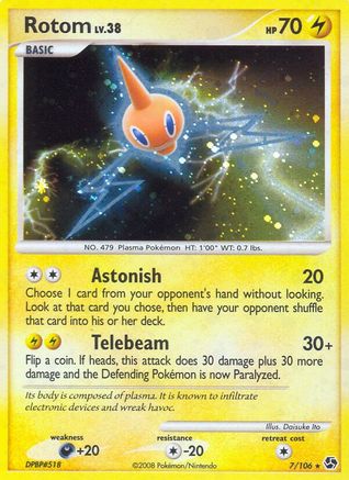 Rotom (7) [Great Encounters] Holofoil - Deck Out Gaming
