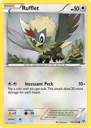 Rufflet (115) [Plasma Storm] Reverse Holofoil - Deck Out Gaming