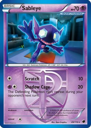 Sableye (Team Plasma) (49) [Plasma Freeze] Reverse Holofoil - Deck Out Gaming