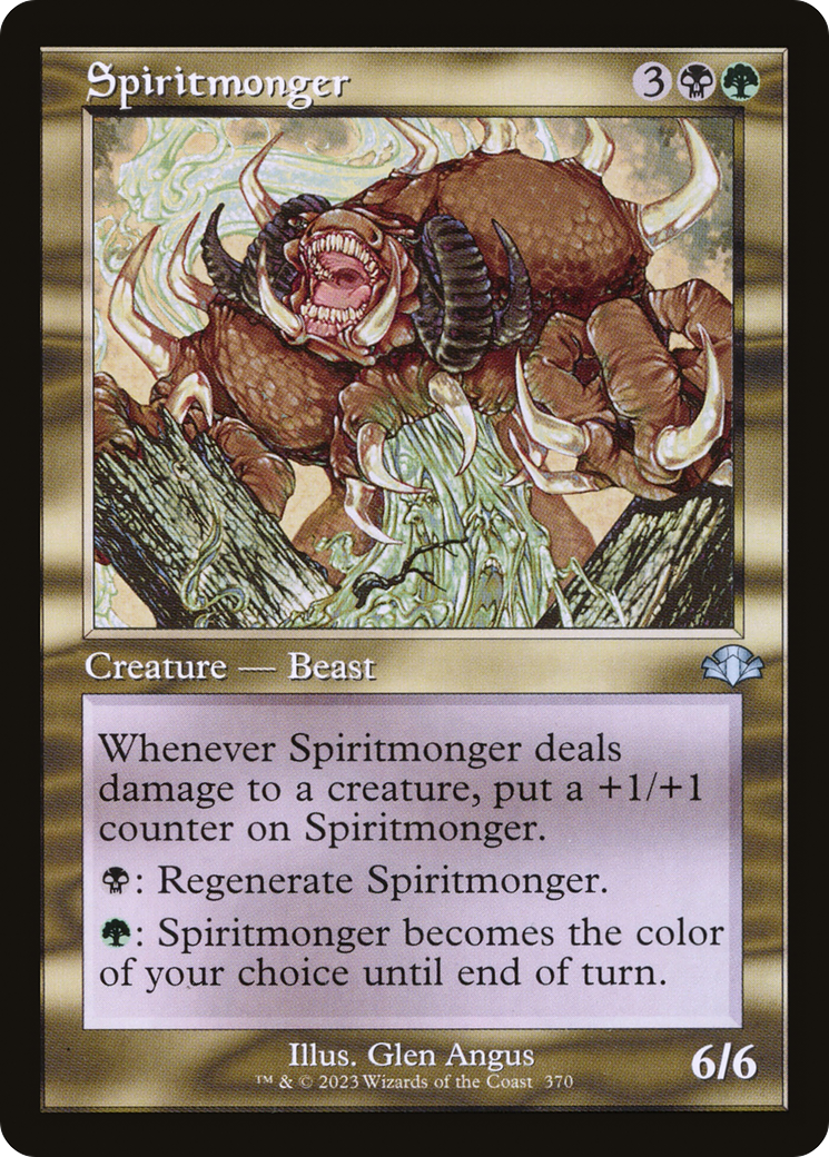 Spiritmonger (Retro Frame) (370) [Dominaria Remastered] - Deck Out Gaming