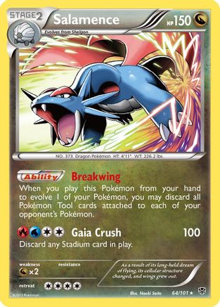 Salamence (64) [Plasma Blast] Reverse Holofoil - Deck Out Gaming