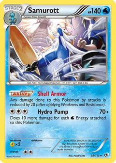 Samurott (39) [Legendary Treasures] Reverse Holofoil - Deck Out Gaming