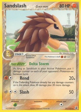 Sandslash (Delta Species) (27) [Delta Species] - Deck Out Gaming