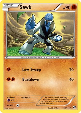Sawk (62) [Black and White] Reverse Holofoil - Deck Out Gaming
