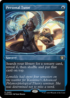 Personal Tutor (493) [Commander Masters] etched - Deck Out Gaming