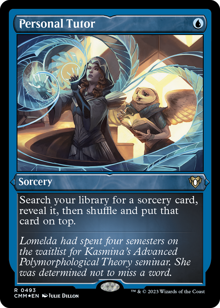 Personal Tutor (493) [Commander Masters] etched - Deck Out Gaming