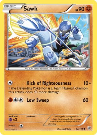 Sawk (52) [Plasma Blast] Reverse Holofoil - Deck Out Gaming