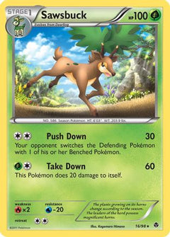 Sawsbuck (16) [Emerging Powers] Reverse Holofoil - Deck Out Gaming