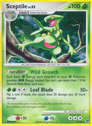 Sceptile (8) [Great Encounters] Holofoil - Deck Out Gaming