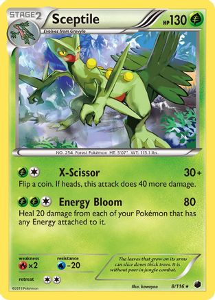 Sceptile (8) [Plasma Freeze] Reverse Holofoil - Deck Out Gaming