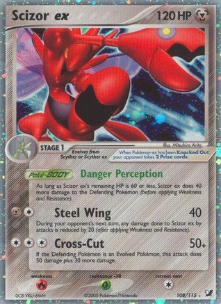 Scizor ex (108) [Unseen Forces] Holofoil - Deck Out Gaming