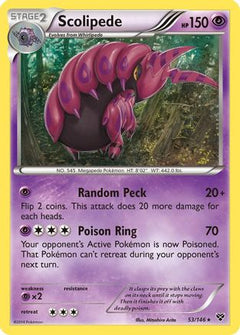 Scolipede (53) [XY Base Set] Reverse Holofoil - Deck Out Gaming