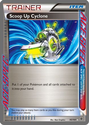 Scoop Up Cyclone (95) [Plasma Blast] Holofoil - Deck Out Gaming