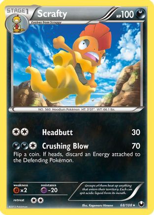 Scrafty (68) [Dark Explorers] Reverse Holofoil - Deck Out Gaming
