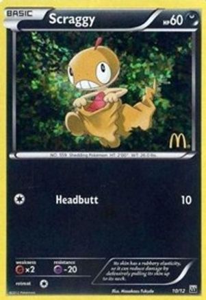 Scraggy - 10/12 (10) [McDonald's Promos 2012] Holofoil - Deck Out Gaming