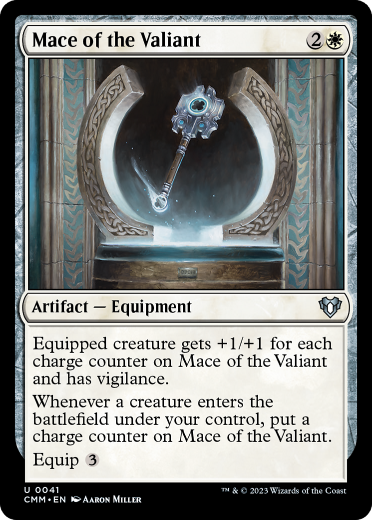 Mace of the Valiant (41) [Commander Masters] foil - Deck Out Gaming