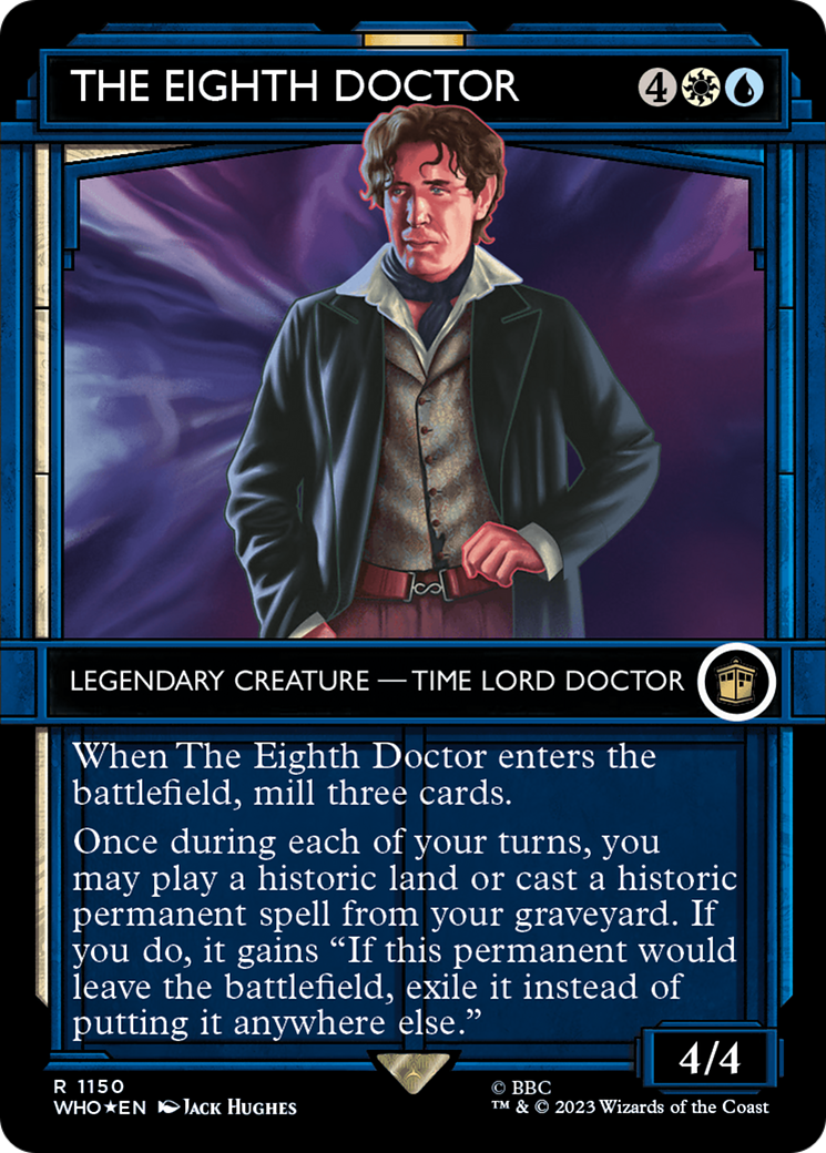 The Eighth Doctor (Showcase) (Surge Foil) (1150) [Doctor Who] foil - Deck Out Gaming