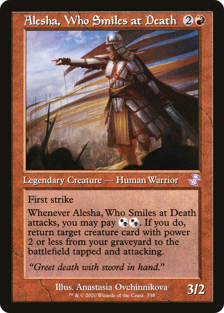 Alesha, Who Smiles at Death (338) [Time Spiral Remastered] foil - Deck Out Gaming