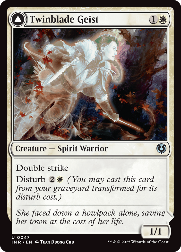 Twinblade Geist (47) [Innistrad Remastered] foil - Deck Out Gaming
