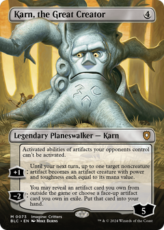Karn, the Great Creator (Borderless) (73) [Bloomburrow Commander] - Deck Out Gaming