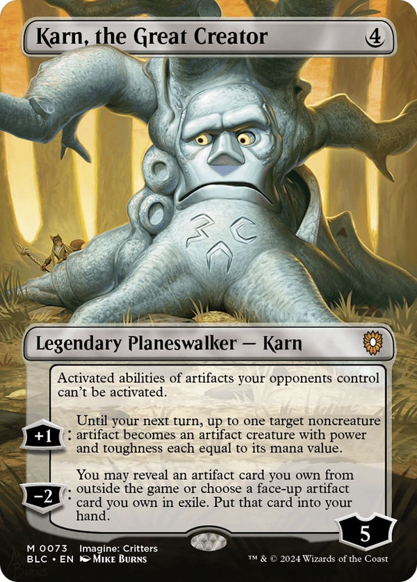 Karn, the Great Creator (Borderless) (73) [Bloomburrow Commander] - Deck Out Gaming