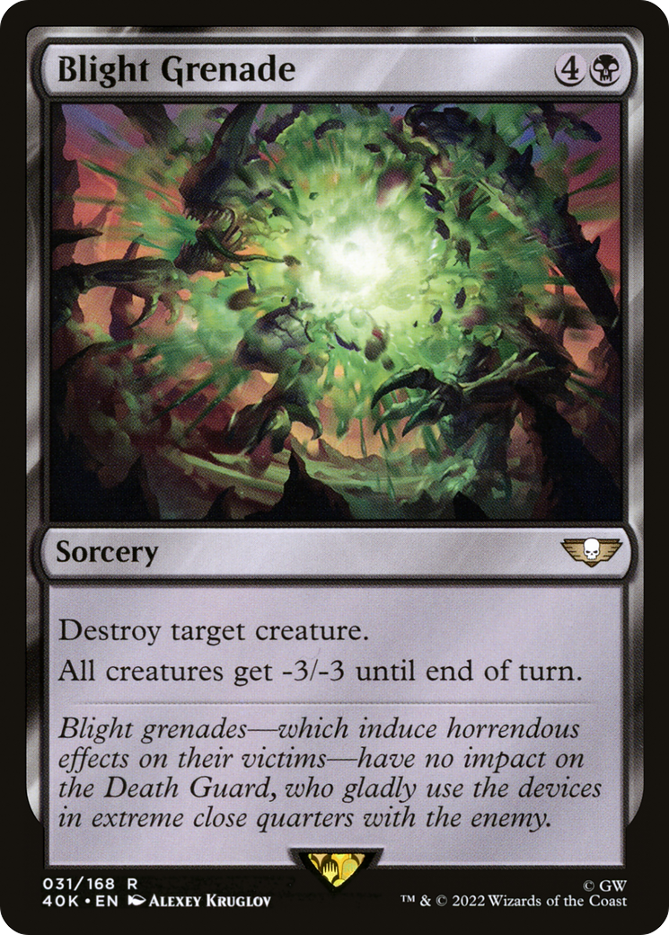 Blight Grenade (31) [Warhammer 40,000 Commander] - Deck Out Gaming