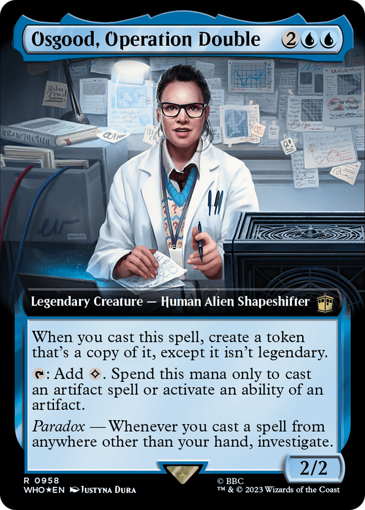 Osgood, Operation Double (Extended Art) (Surge Foil) (958) [Doctor Who] foil - Deck Out Gaming