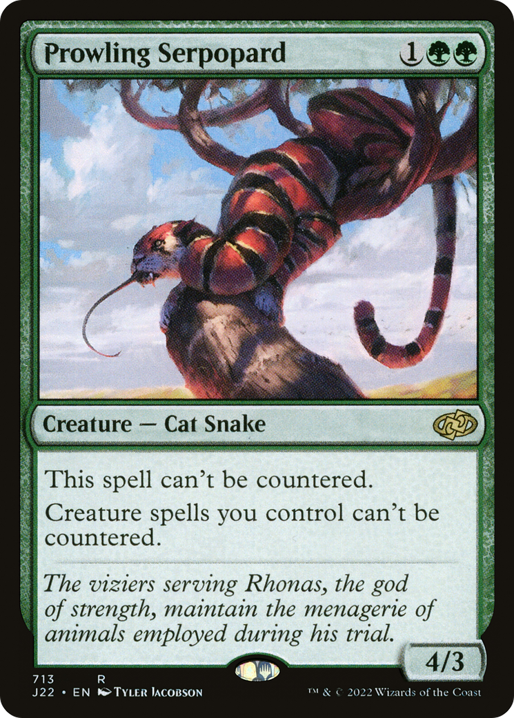 Prowling Serpopard (713) [Jumpstart 2022] - Deck Out Gaming