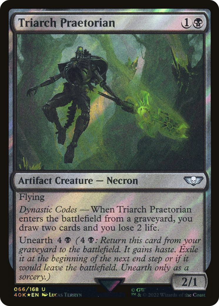 Triarch Praetorian (Surge Foil) (66) [Warhammer 40,000 Commander] foil - Deck Out Gaming