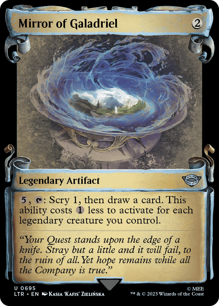 Mirror of Galadriel (Showcase Scrolls) (695) [The Lord of the Rings: Tales of Middle-earth] foil - Deck Out Gaming