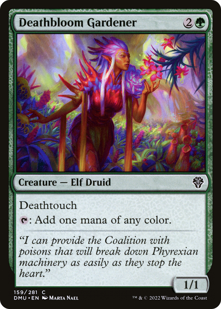 Deathbloom Gardener (159) [Dominaria United] foil - Deck Out Gaming