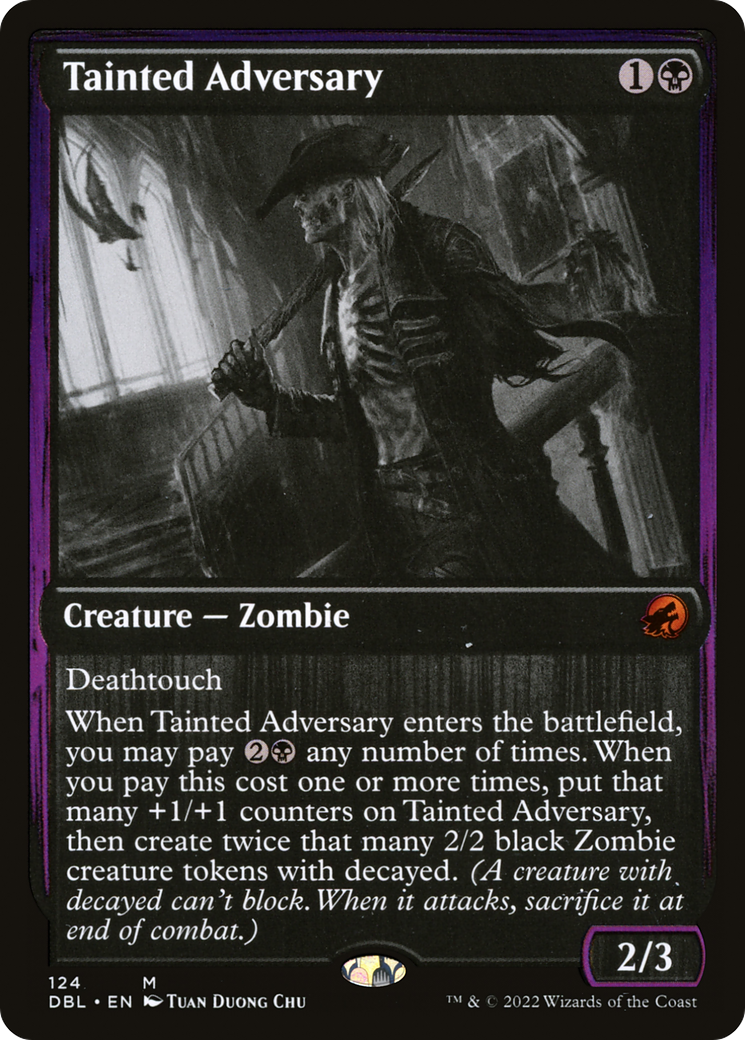 Tainted Adversary (124) [Innistrad: Double Feature] - Deck Out Gaming
