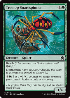 Treetop Snarespinner (114) [Foundations] - Deck Out Gaming