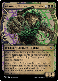 Akawalli, the Seething Tower (Showcase) (298) [The Lost Caverns of Ixalan] - Deck Out Gaming