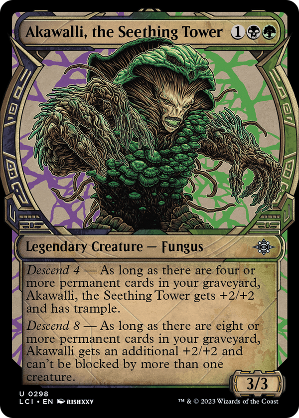 Akawalli, the Seething Tower (Showcase) (298) [The Lost Caverns of Ixalan] foil - Deck Out Gaming