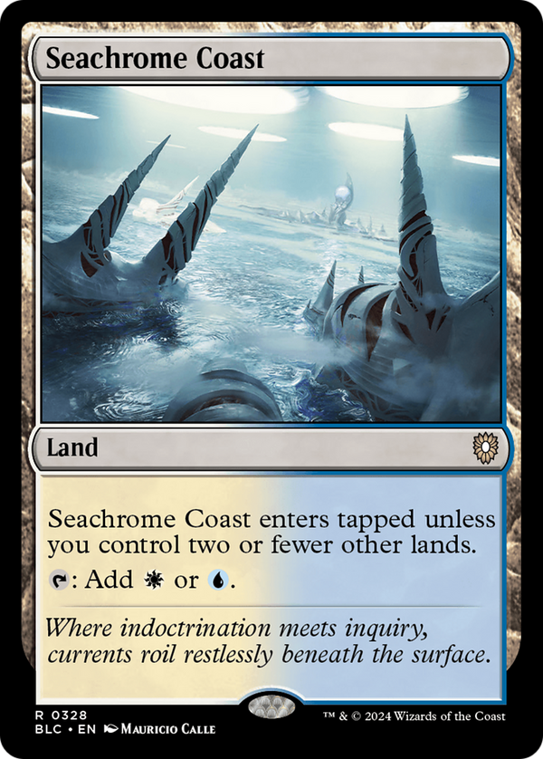 Seachrome Coast (328) [Bloomburrow Commander] - Deck Out Gaming