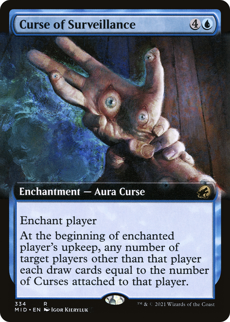 Curse of Surveillance (334) [Innistrad: Midnight Hunt] - Deck Out Gaming