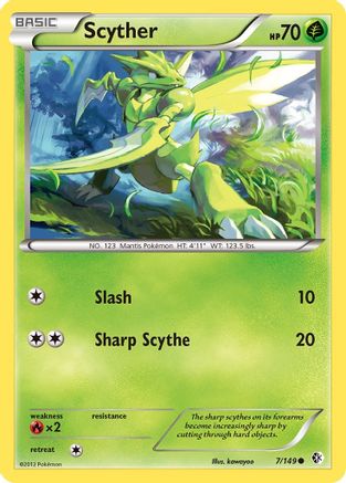 Scyther (7) [Boundaries Crossed] - Deck Out Gaming