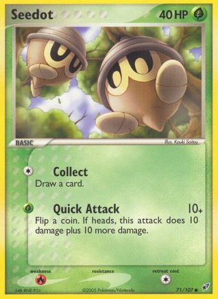 Seedot (71) [Deoxys] Reverse Holofoil - Deck Out Gaming