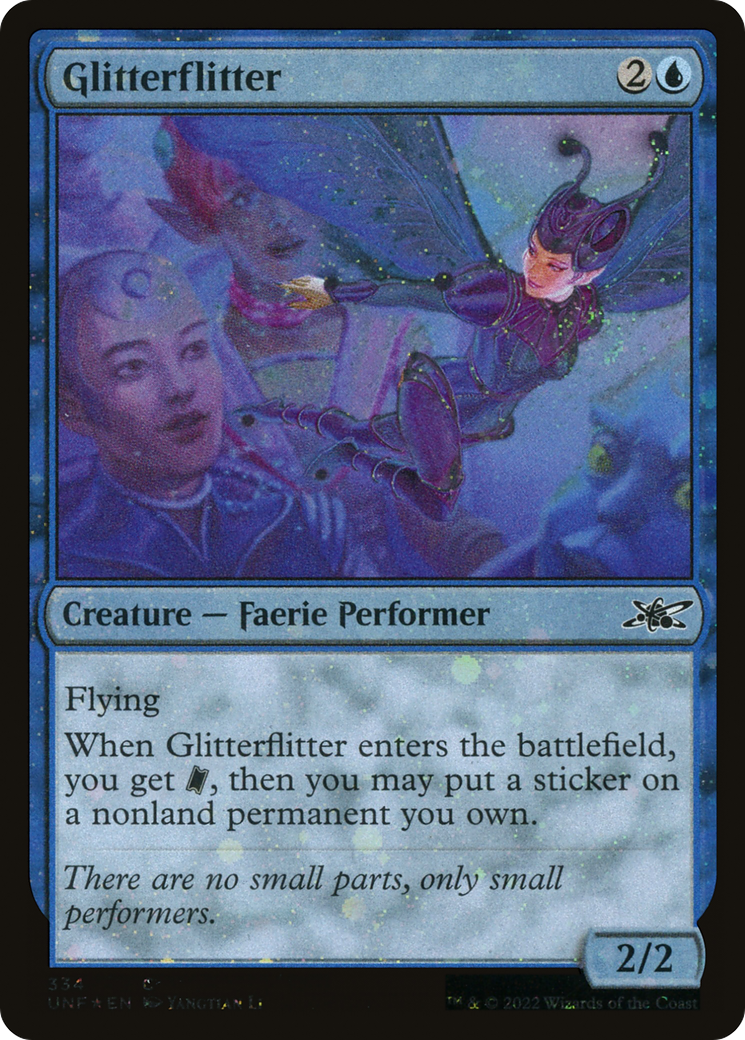 Glitterflitter (Galaxy Foil) (334) [Unfinity] foil - Deck Out Gaming