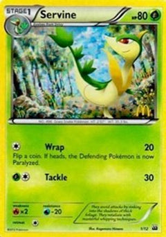 Servine - 1/12 (1) [McDonald's Promos 2012] Holofoil - Deck Out Gaming