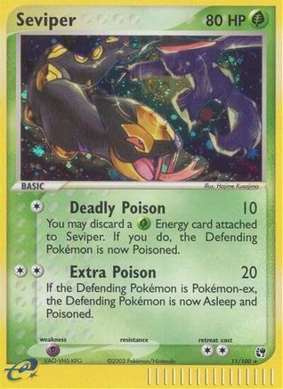 Seviper (11) [Sandstorm] Holofoil - Deck Out Gaming