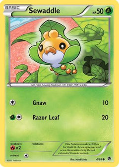 Sewaddle (4) (4) [Emerging Powers] Reverse Holofoil - Deck Out Gaming