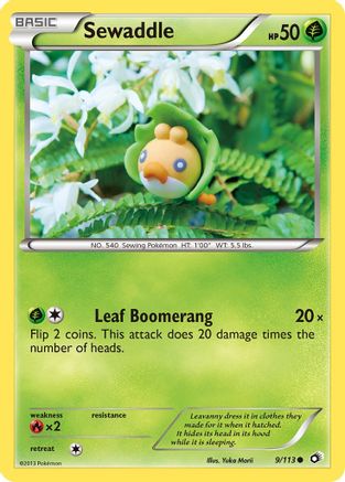 Sewaddle (9) (9) [Legendary Treasures] - Deck Out Gaming