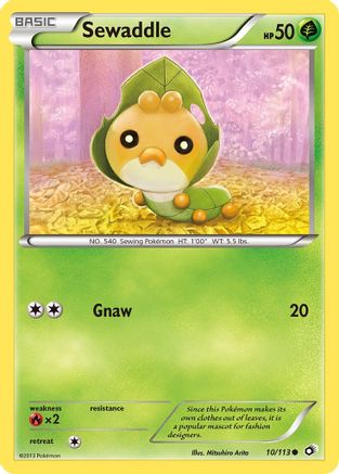 Sewaddle (10) (10) [Legendary Treasures] Reverse Holofoil - Deck Out Gaming