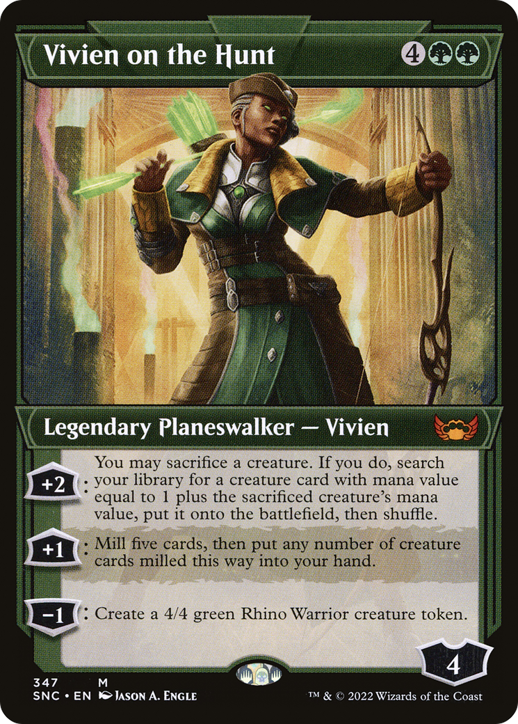 Vivien on the Hunt (Showcase) (347) [Streets of New Capenna] - Deck Out Gaming