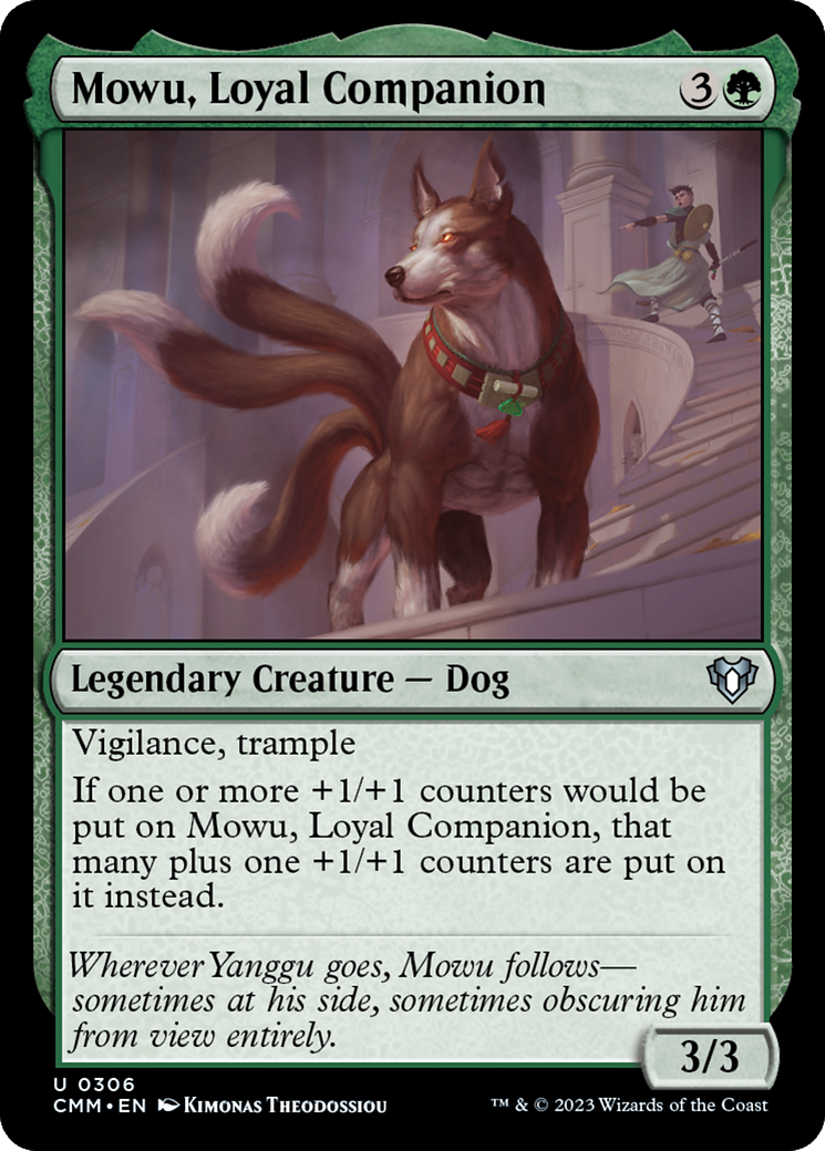 Mowu, Loyal Companion (306) [Commander Masters] foil - Deck Out Gaming