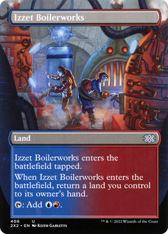 Izzet Boilerworks (Borderless) (408) [Double Masters 2022] - Deck Out Gaming