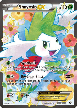 Shaymin EX (Full Art) (RC21) [Legendary Treasures: Radiant Collection] Holofoil - Deck Out Gaming